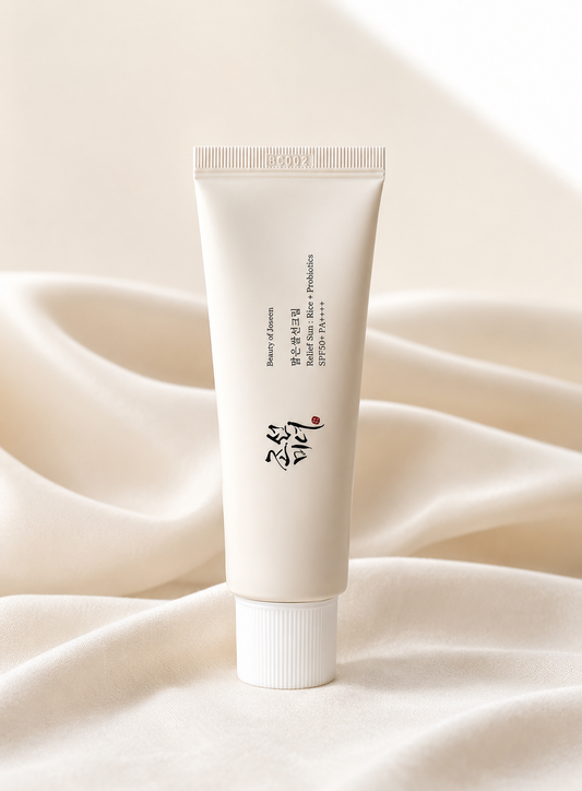 Beauty of Joseon Relief Sun SPF50+ PA++++ – واقي شمس بالأرز والبروبيوتك 🌞✨