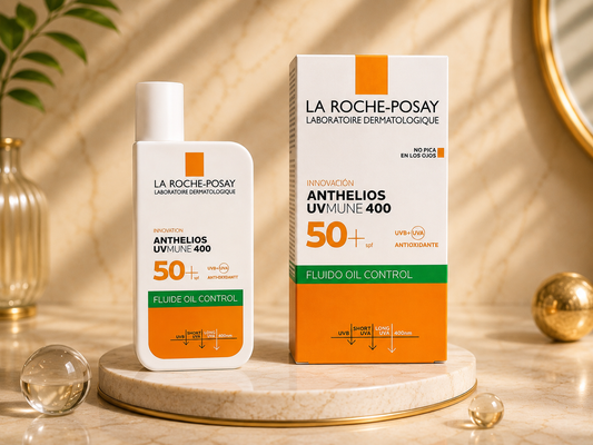 La Roche-Posay Anthelios UVMune 400 Oil Control SPF50+ 50ml – واقي شمس للبشرة الدهنية والحساسة ☀️💚