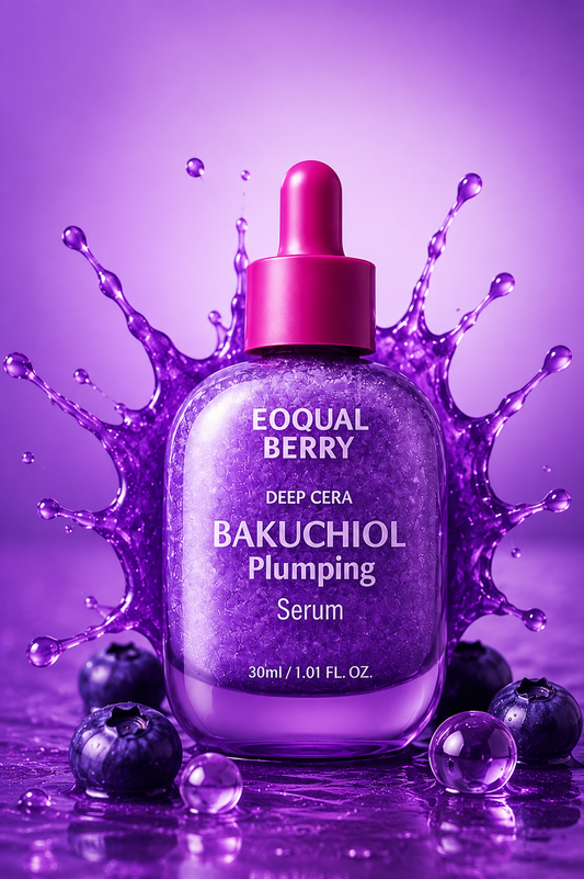 Equal Berry Deep Cera Bakuchiol Plumping Serum 30ml 🇰🇷– سيروم باكوتشيول لشد وترطيب البشرة✨