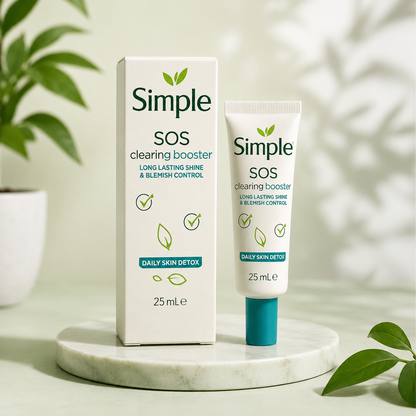 Simple SOS Clearing Booster – سيروم مركز لتنقية البشرة ومكافحة الحبوب ✨