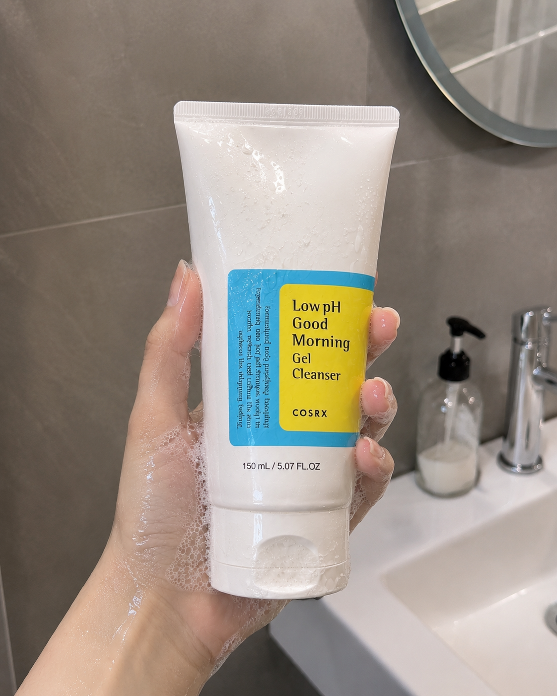 COSRX Low pH Good Morning Gel Cleanser, غسول كوسركس مناسب جداً للبشرة الدهنية والمختلطة