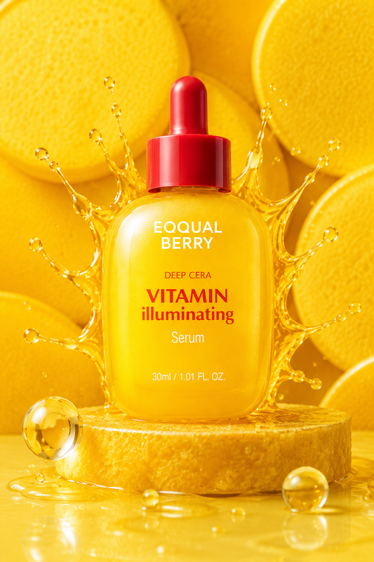 Equal Berry Deep Cera Vitamin Illuminating Serum 30ml – سيروم فيتامين للإشراقة وتوحيد لون البشرة 🍋✨