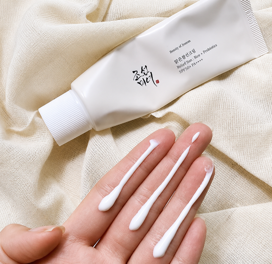 Beauty of Joseon Relief Sun SPF50+ PA++++ – واقي شمس بالأرز والبروبيوتك 🌞✨