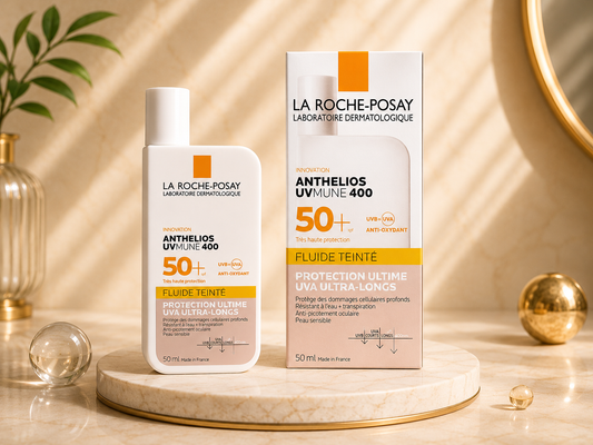 La Roche-Posay Anthelios UVMune 400 Oil Control SPF50+ 50ml – واقي شمس للبشرة الدهنية ☀️💚