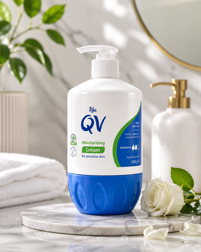 QV Moisturising Cream 500g | كريم كيو في المرطب للبشرة الجافة والحساسة