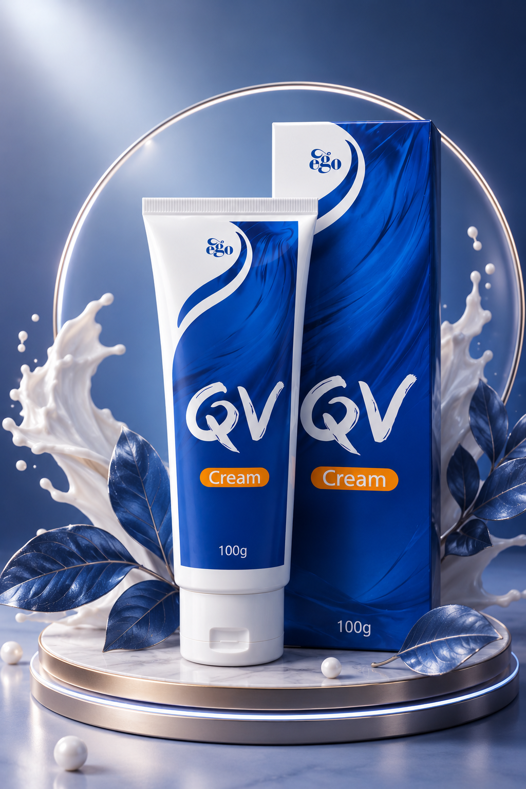 QV QV Cream 100g 🇦🇺 – كريم ترطيب عميق للبشرة الجافة والحساسة 💙✨