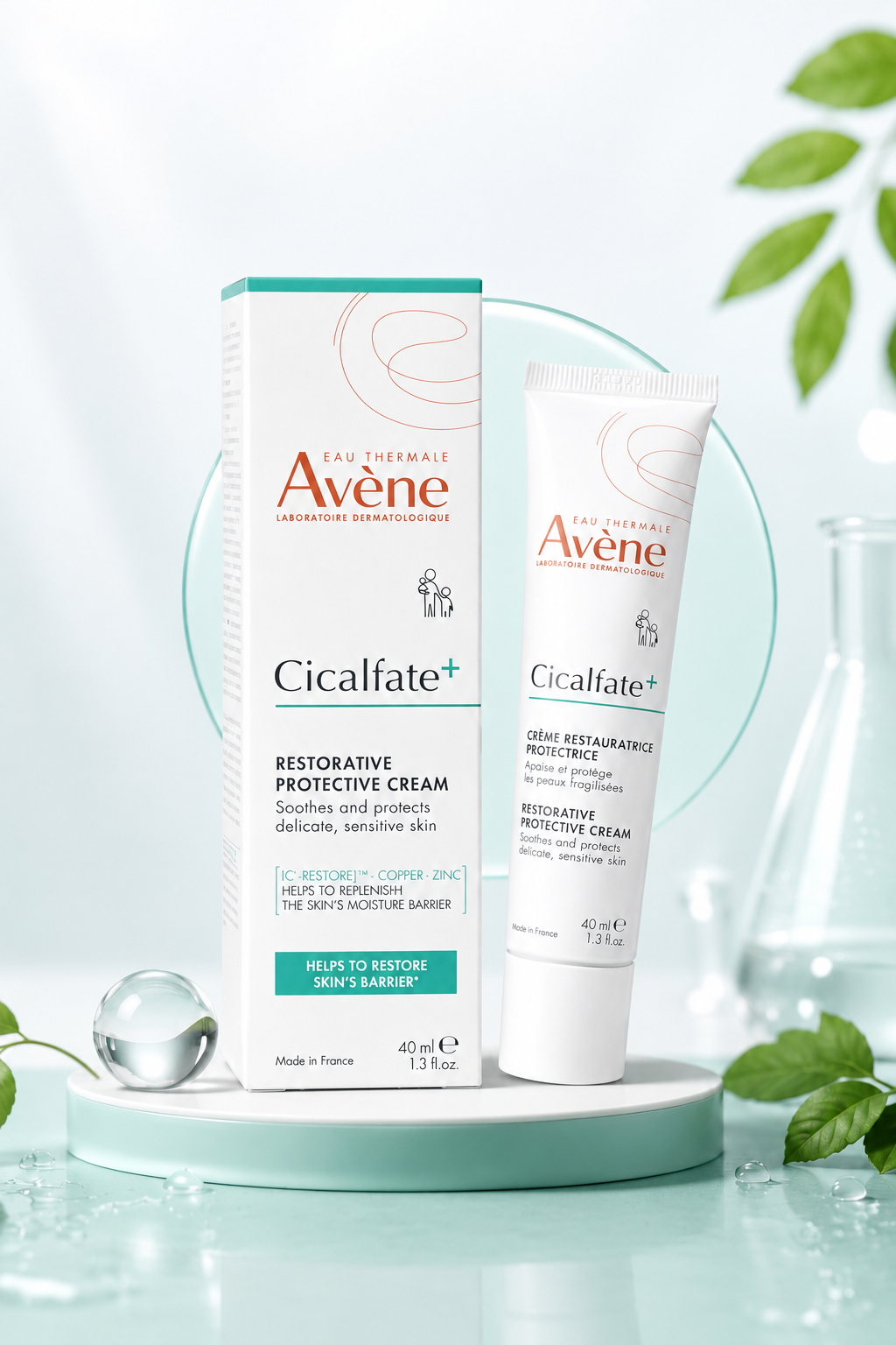Avène Cicalfate+ Restorative Protective Cream – كريم أفين سيكالفيت+ المرمم والواقي للبشرة 40 مل