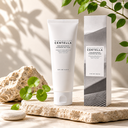 SKIN 1004 MADAGASCAR CENTELLA Tone 125ml ,غسول فوم لتفتيح البشرة Brightening Cleansing gel foam