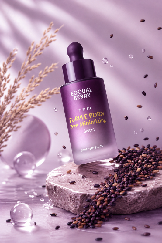 Equal Berry Purple PDRN Pore Minimizing Serum 30ml – سيروم تقليل المسام وشد البشرة 💜✨